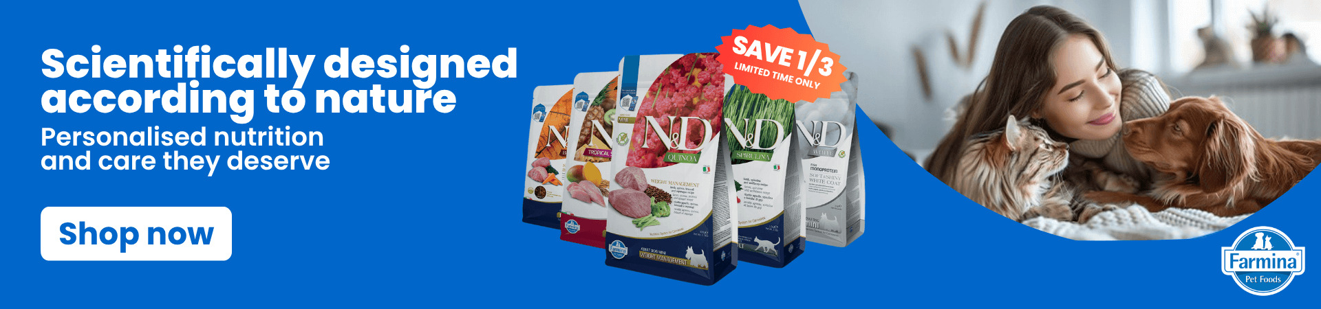 Save 1/3 on Farmina at The PharmPet Co