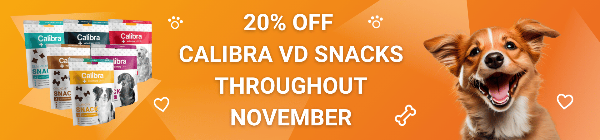 Save 20% on Calibra Dog Treats at The PharmPet Co