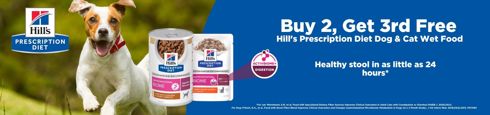 Buy 2, Get 3rd Free on Hill's Prescription Diet Dog & Cat Wet Food at The PharmPet Co.