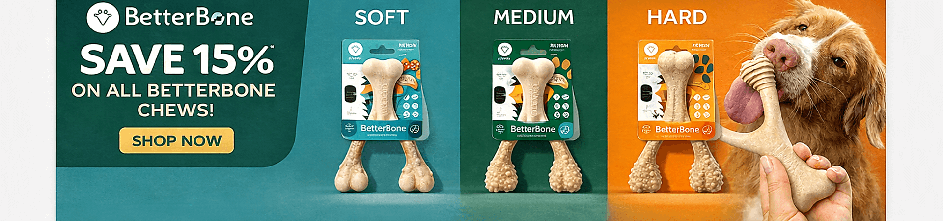 Save 15% on BetterBone Dog Toys at The PharmPet Co.