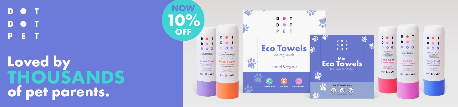 Save 10% on Dot Dot Pet Dog Grooming at The PharmPet Co