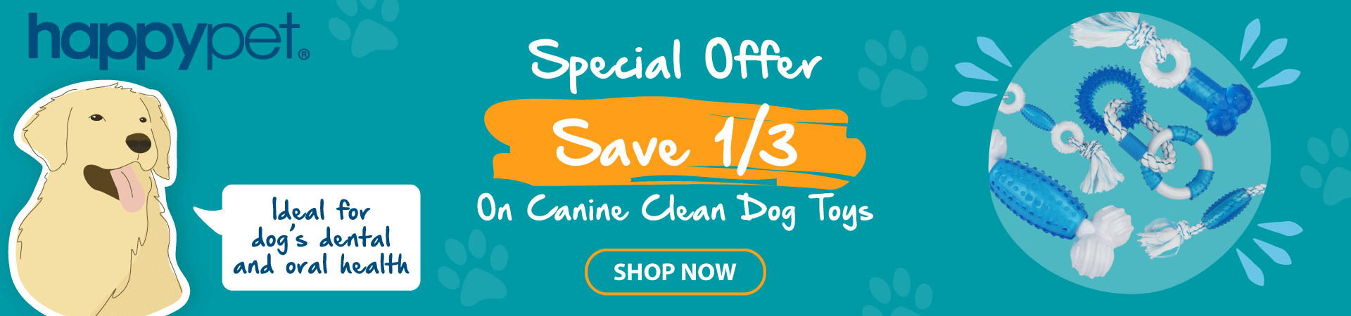 Save 1/3 on Canine Clean Dog Toys at The PharmPet Co.