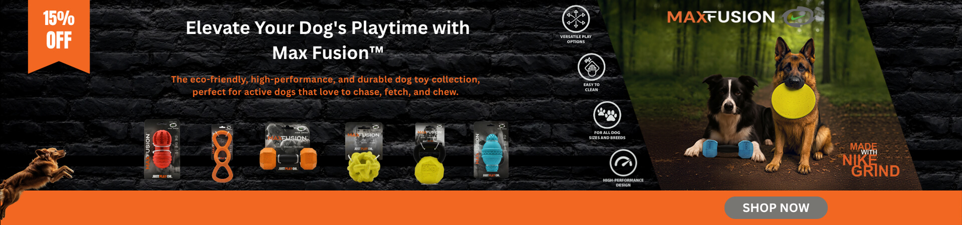 Save 15% on Nike Dog Toys at The PharmPet Co