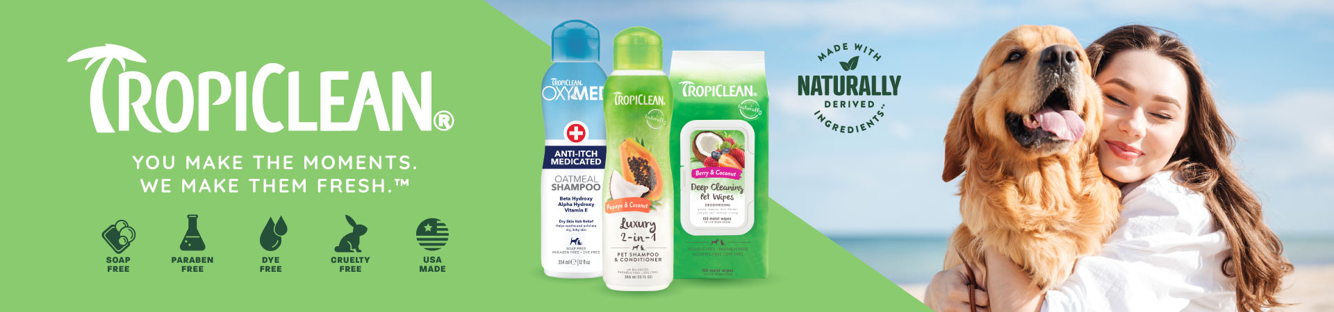 Shop Tropiclean Pet Grooming at The PharmPet Co