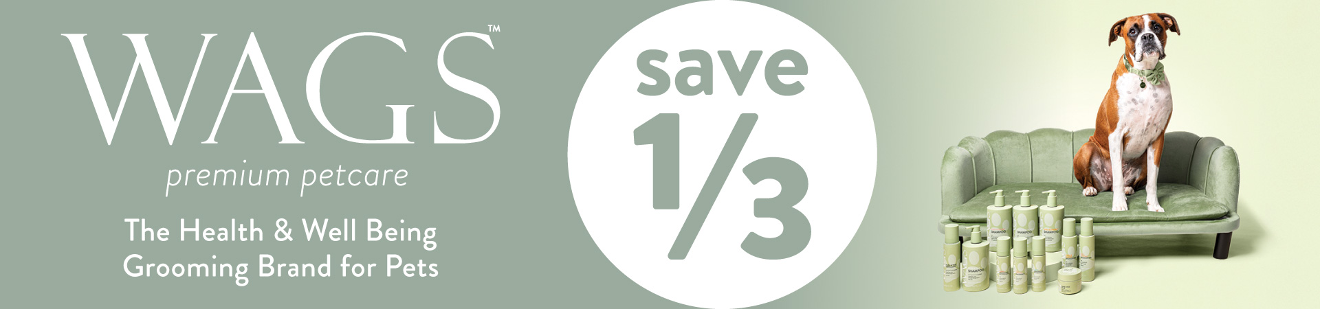Save 1/3 on WAGS Dog Grooming at The PharmPet Co