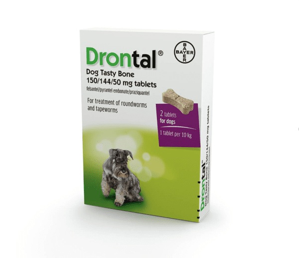 Drontal Tasty Bone Worming Tablets The PharmPet Co