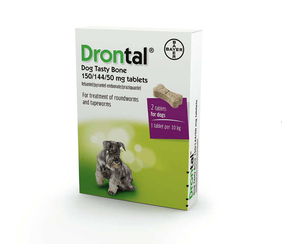 Drontal Tasty Bone Worming Tablets The PharmPet Co