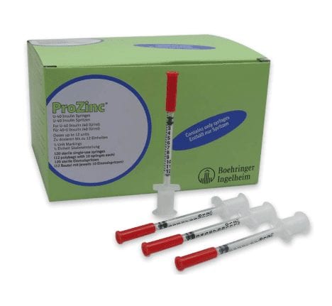 Prozinc 0.3ml U40 Insulin Syringe | The PharmPet Co
